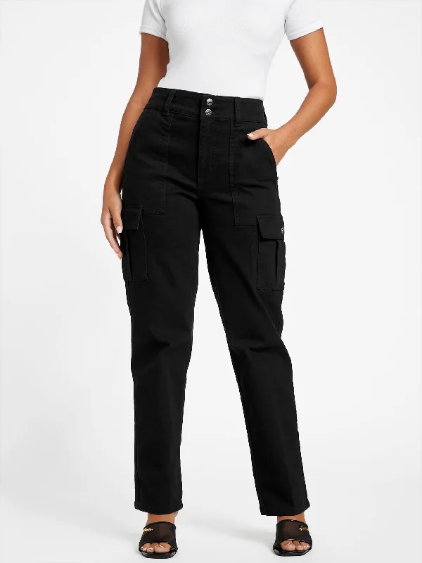 Chic Women's Garments Hailey High-Rise Cargo Jeans