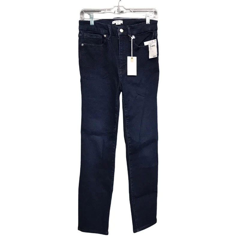 Jeans Straight By Good American In Blue Denim, Size:6