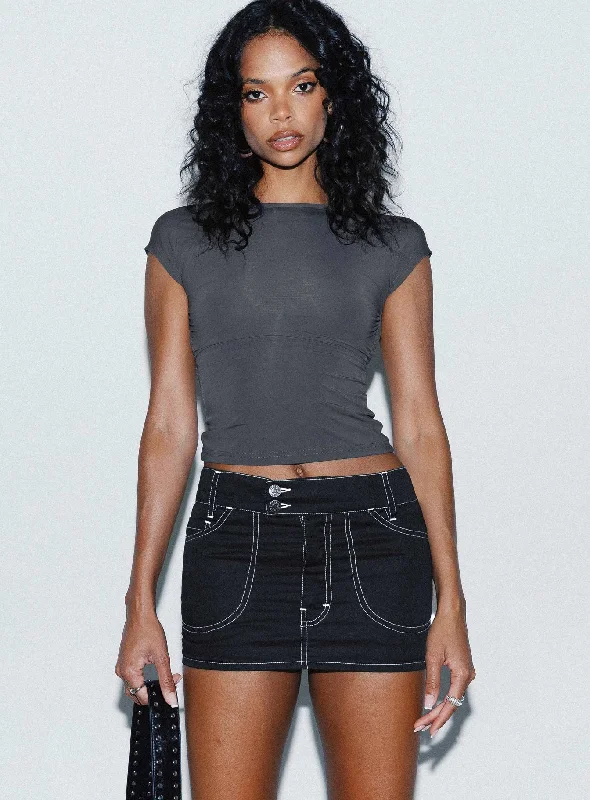 Women's Everyday Attire Motel Dipta Skirt Black / White