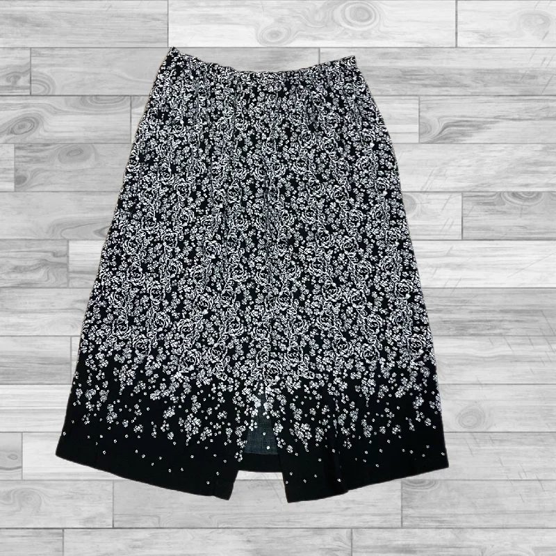 Skirt Maxi By Cj Banks In Black & White, Size: 1x