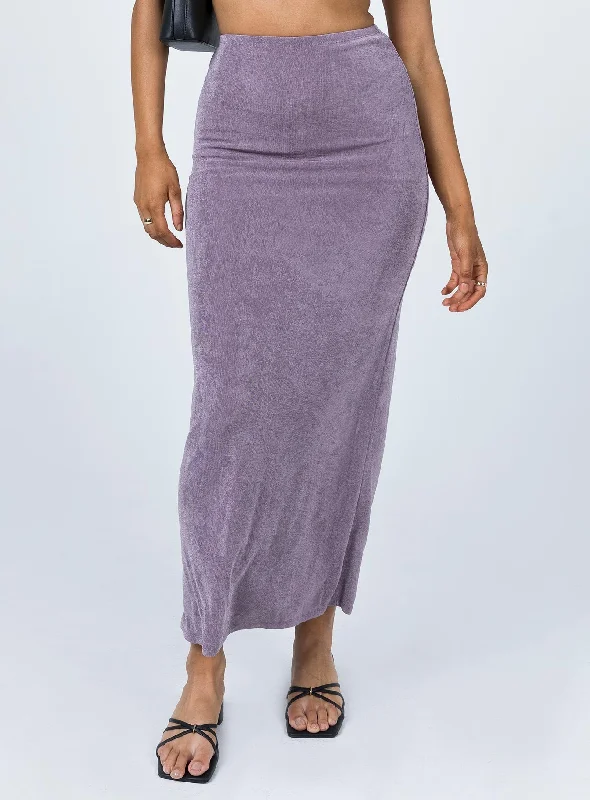 Formal Clothing For Women Harriette Maxi Skirt Purple