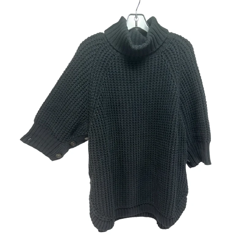 Sweater Short Sleeve By J. Crew In Black, Size: M