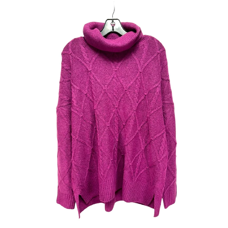 Sweater By Loft In Pink, Size: Xxl