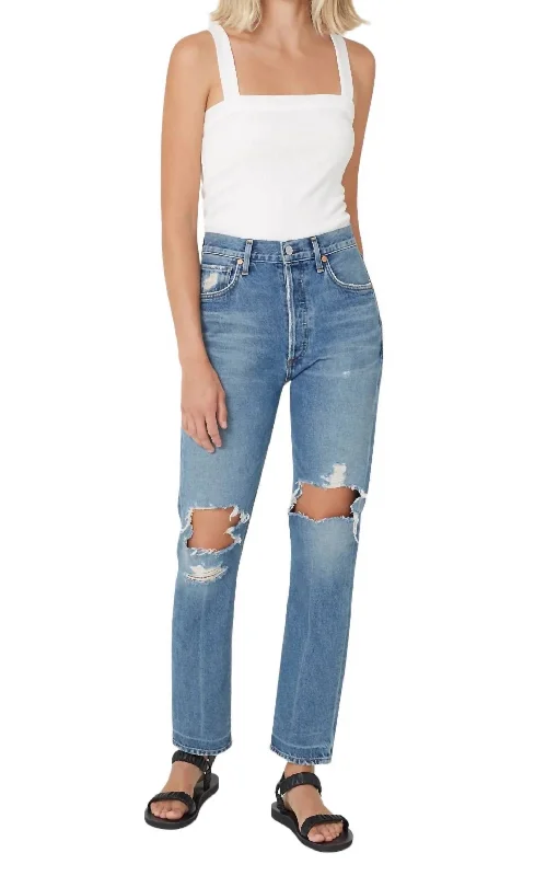 Charlotte Crop Straight Leg Jean In Soiree