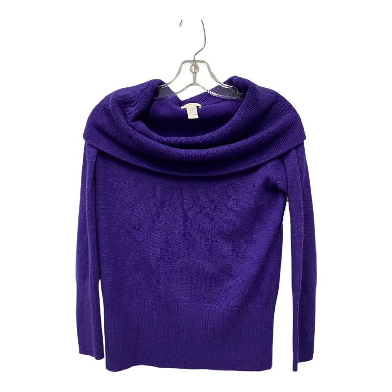 Sweater Cashmere By Chicos In Purple, Size:S