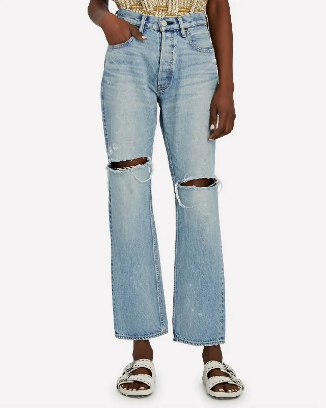 Teaneck Wide-Leg Jeans In Light Blue