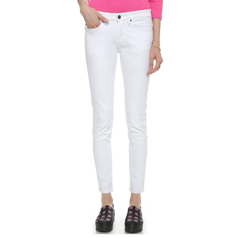 Charming Women's Outfit For Special Occasions 6397 Women's Loose Skinny Jeans, White