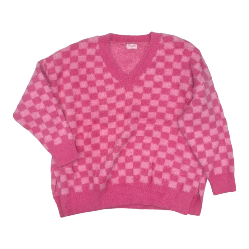 Sweater By Pink Lily In Pink, Size:L