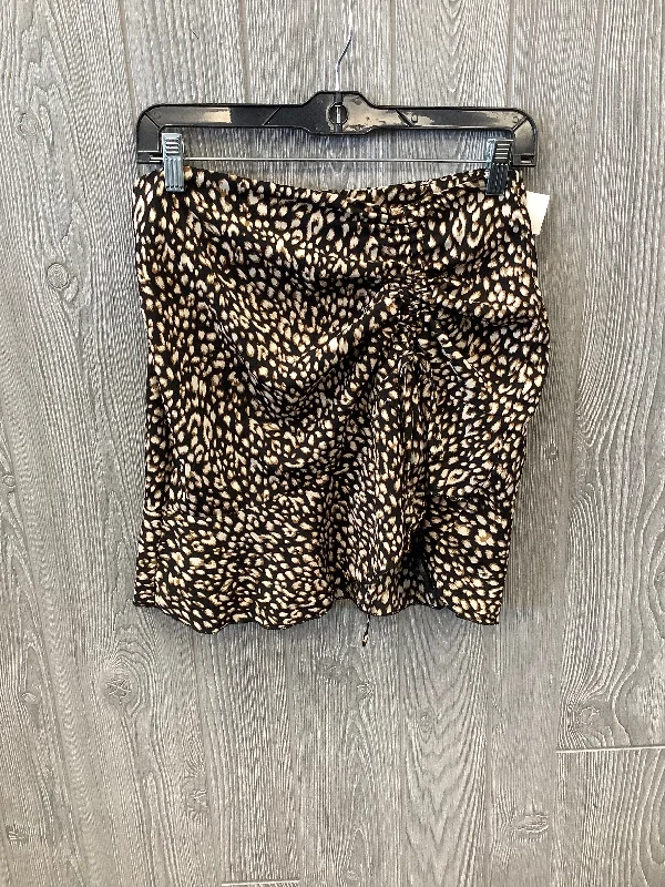 Skirt Mini & Short By Shein In Animal Print, Size: 8