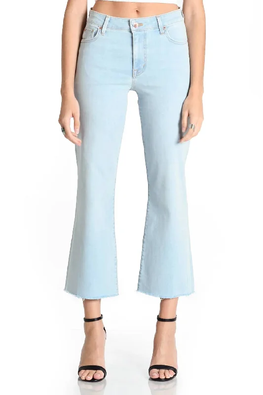 Timeless Women's Clothing Katie Crop Jean In Dahlia Blue