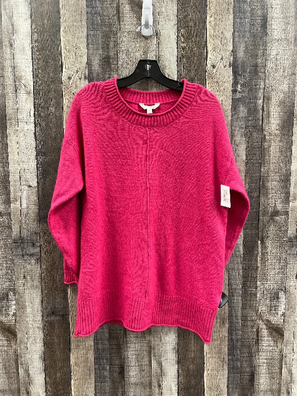 Sweater By Terra & Sky In Pink, Size: L