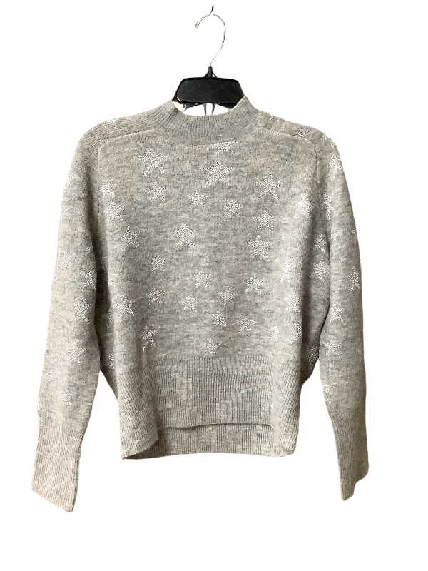 Sweater By Ann Taylor In Silver, Size: S