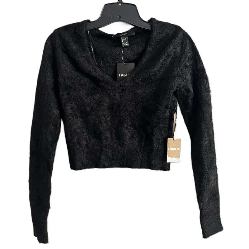 Sweater By Forever 21 In Black, Size: S