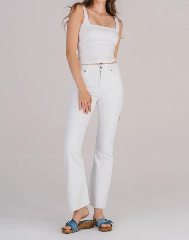 Flare Jeans In White