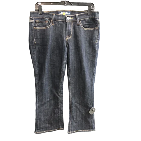 Jeans Boot Cut By Seven 7 In Blue Denim, Size: 8