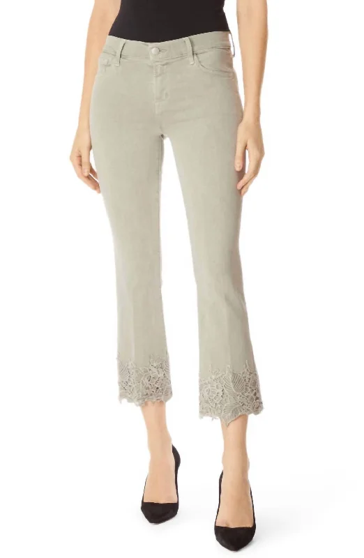 Women's Clothing For Outdoor Events Selena Mid Rise Crop Jean In Faded Gibson