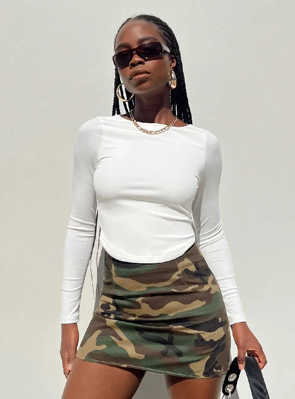 Women's Formal Wear Selby Mini Skirt Camouflage