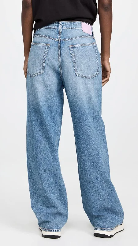 Comfortable Garments For Women Rag & Bone Women's Audrey Featherweight Logan Wide Leg Denim Jeans