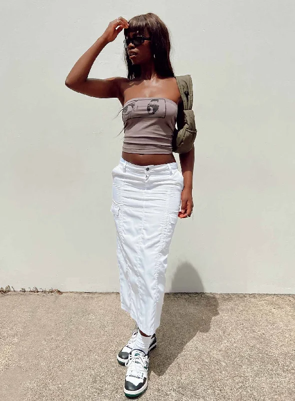 Affordable Women's Clothing Motel Widya Skirt White