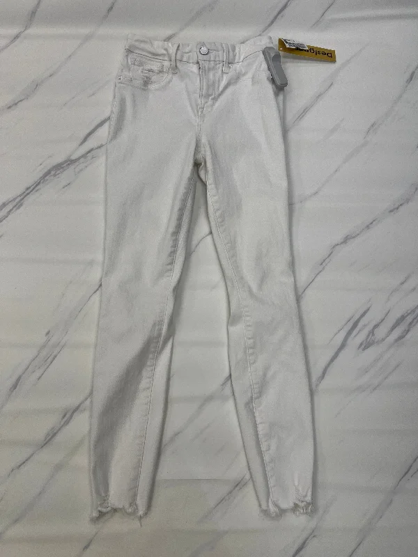 Jeans Designer By Good American In White, Size: 2