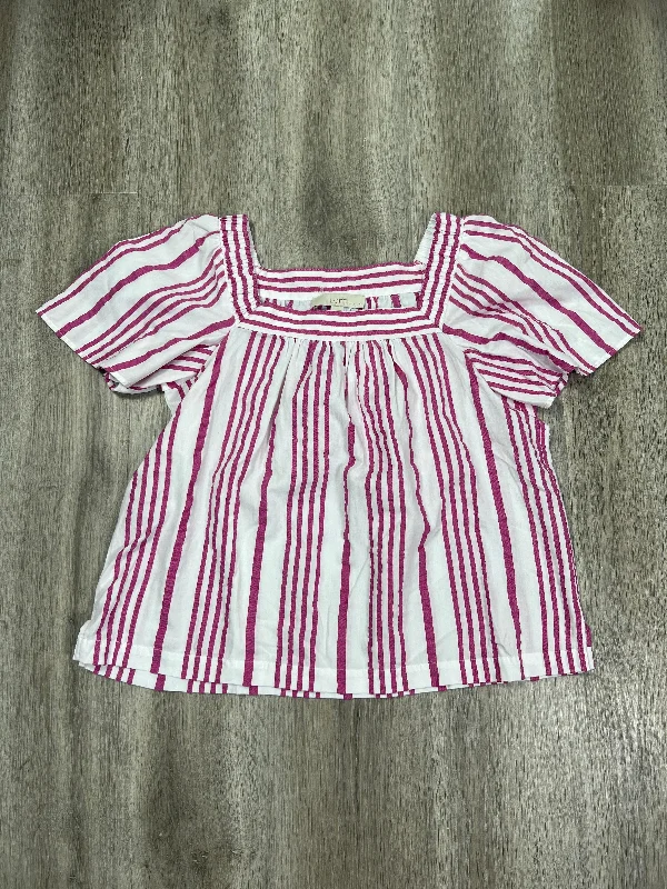 Top Short Sleeve By Loft  Size: Petite L