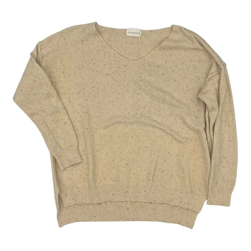 Sweater By Dreamers In Beige, Size:L