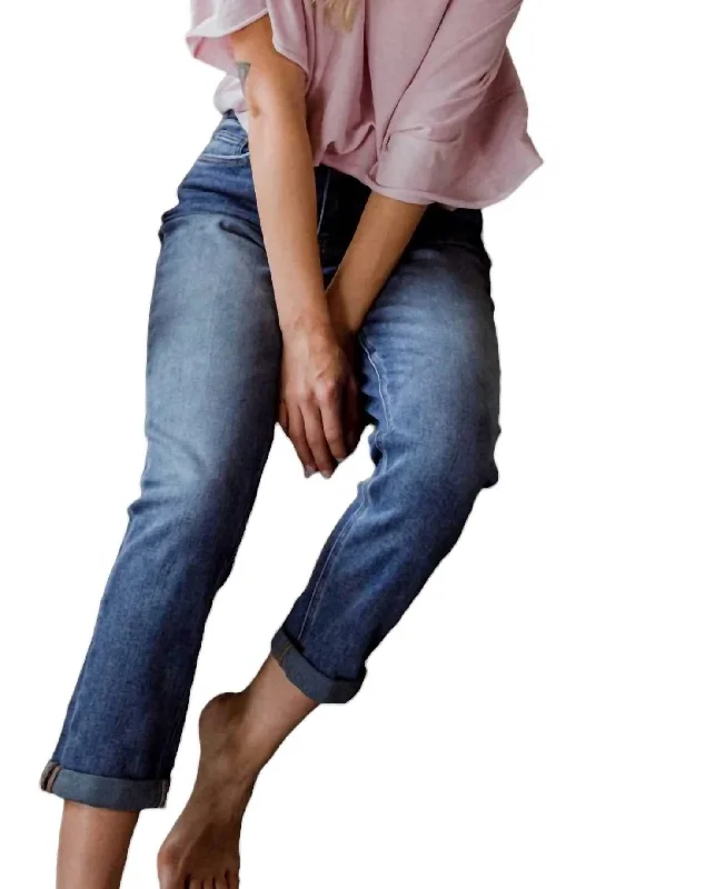 Casual Dresses for Women Sol Boyfriend Jeans In Blue