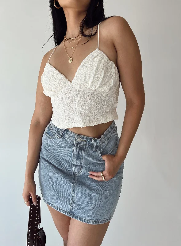Sale Clearance Bedford Mini Skirt Denim