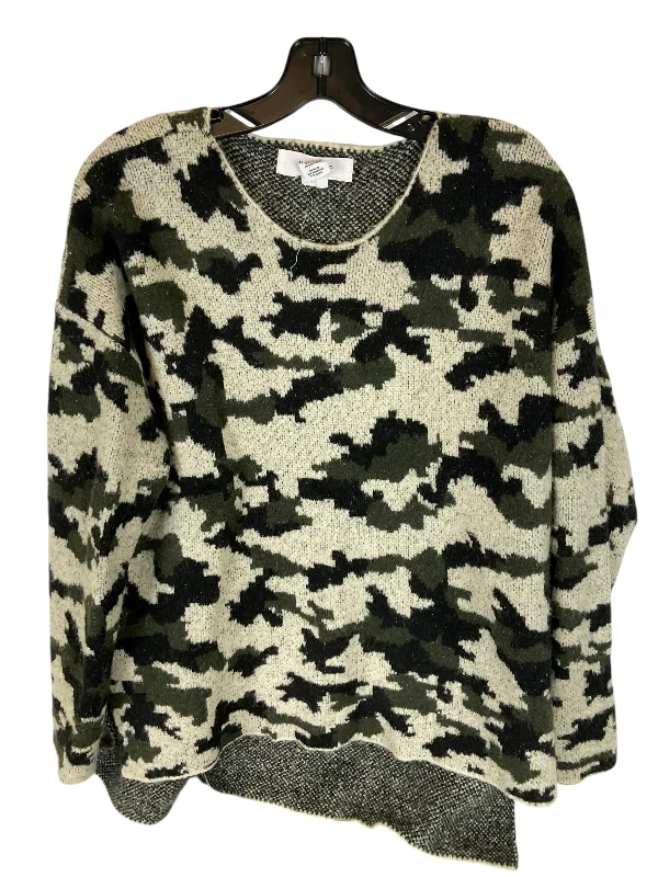 Sweater By Workshop In Camouflage Print, Size: M