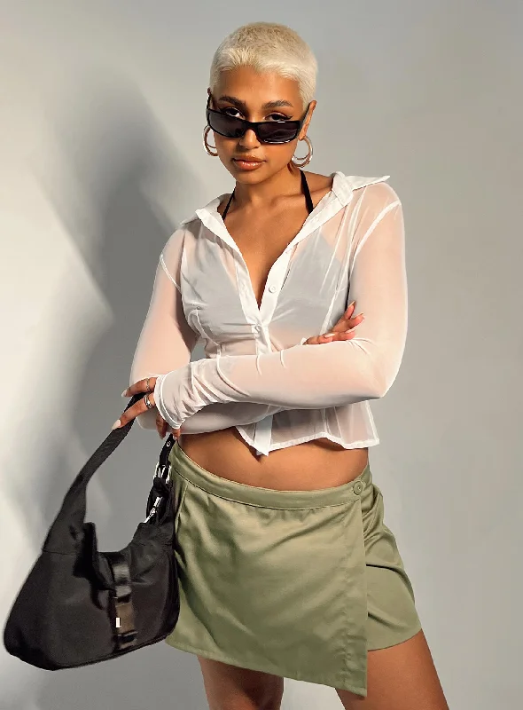 Women's Vintage Garments Motel Zephyr Skirt Taupe