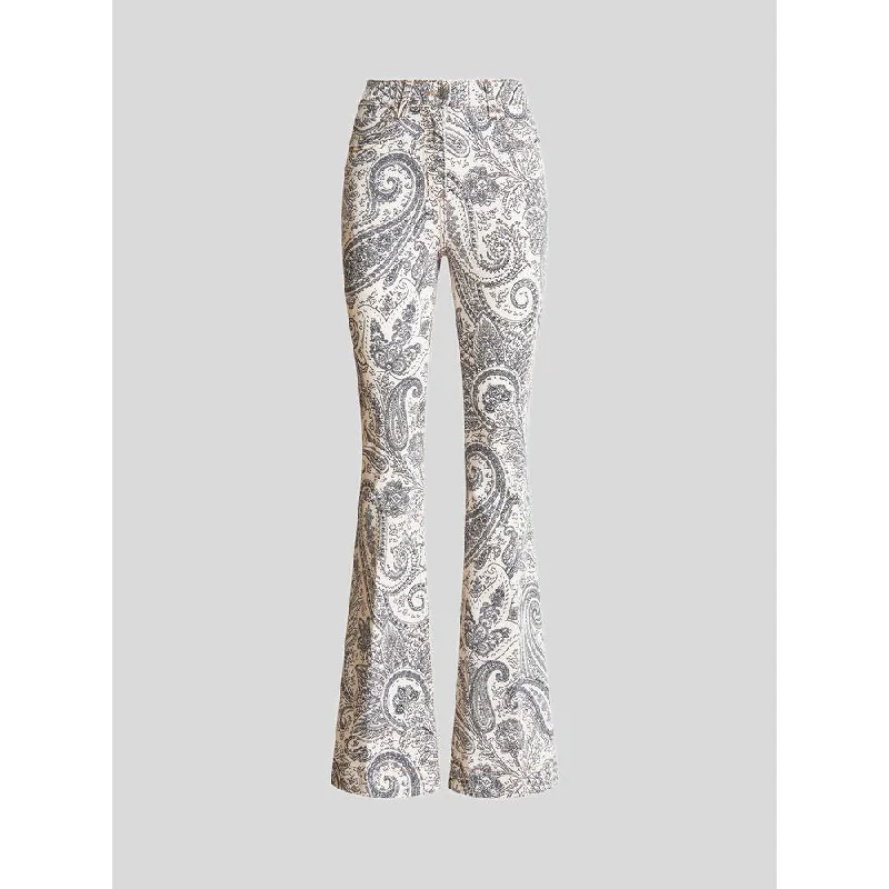 Women's Clothing for Every Season and Trend Paisley Print Jeans