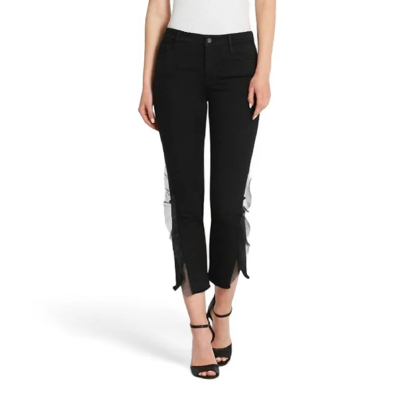 Women's Vacation Clothes 835 Mid Rise Skinny Crop Jean In Evening Haze