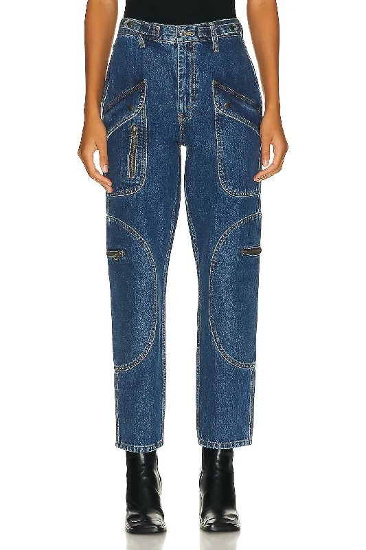 Women's Plus-Size Casual Outfit Racer Taper Jean In Speedway