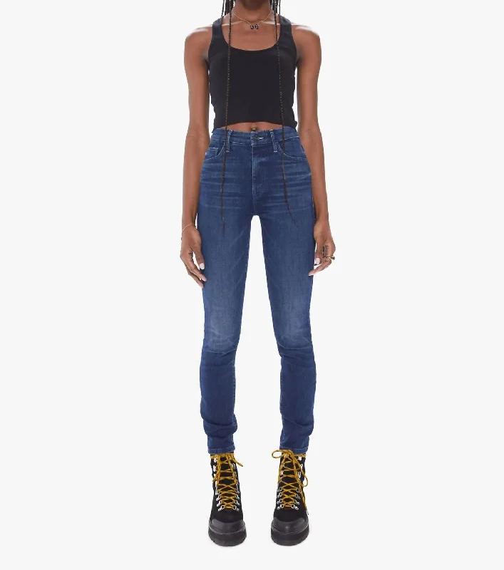 Comfortable Casual Women's Clothing High Waisted Looker Jeans In Good For You