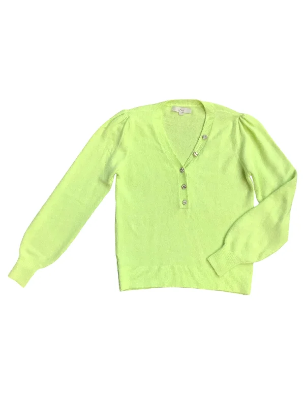 Sweater By Loft In Yellow, Size: S