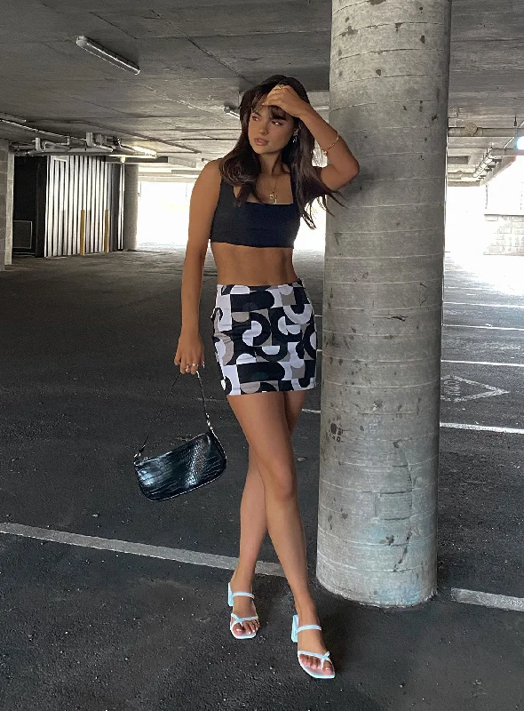 Vintage Clothing For Women Motel Ima Skirt Retro Optic Spot