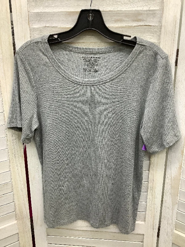 Top Short Sleeve By Lucky Brand  Size: Xl