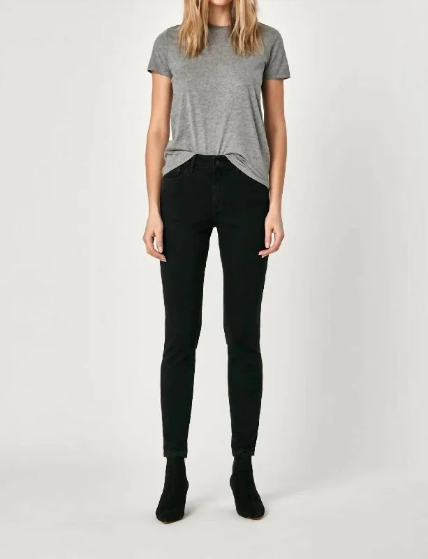 Alissa Super Skinny Jeans In Black