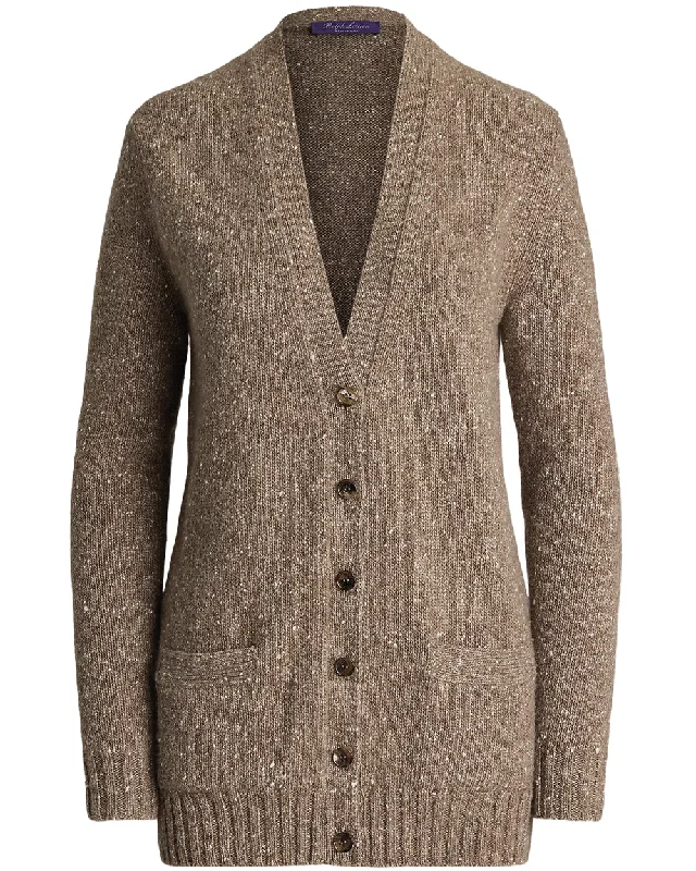 Casual Clothing For Women Light Truffle Donegal Cardigan