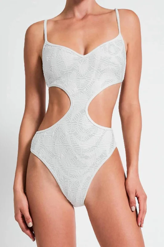 Workwear Fashion for Women Julian One Piece Swimsuit In Frost