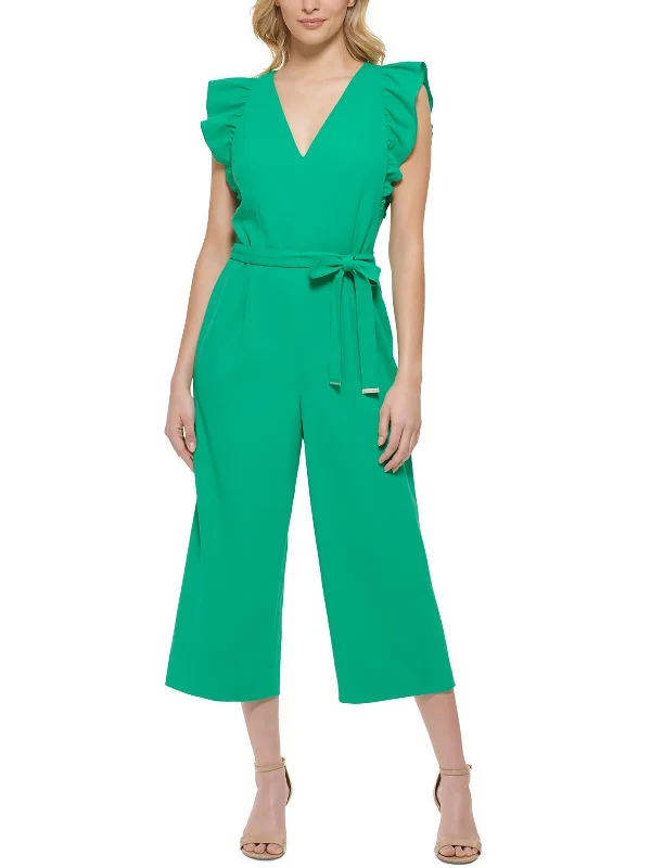 Casual Clothes For Women Petites Womens Crepe Jumpsuit
