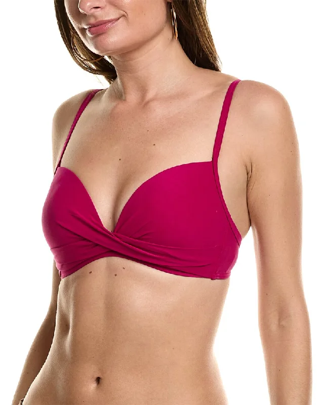 Vince Camuto Draped Bikini Top