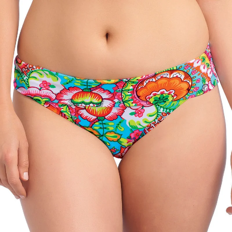 Luxury Women's Clothing Freya Dreamer Classic Fold Swim Brief, Azure