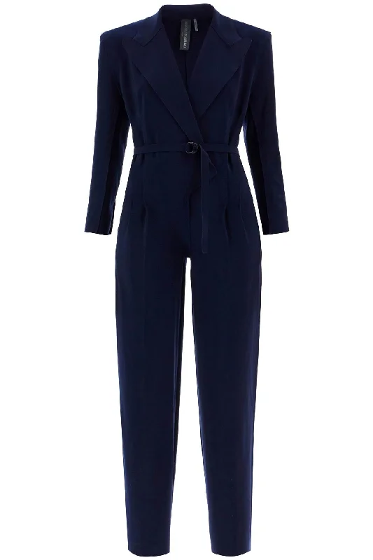 Women's Versatile Apparel Norma Kamali Women's Double-Breasted Straight Leg Jumpsuit