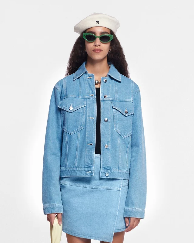 Women's Clothing For Outdoor Activities Maren - Denim Jacket - Eco Light Wash