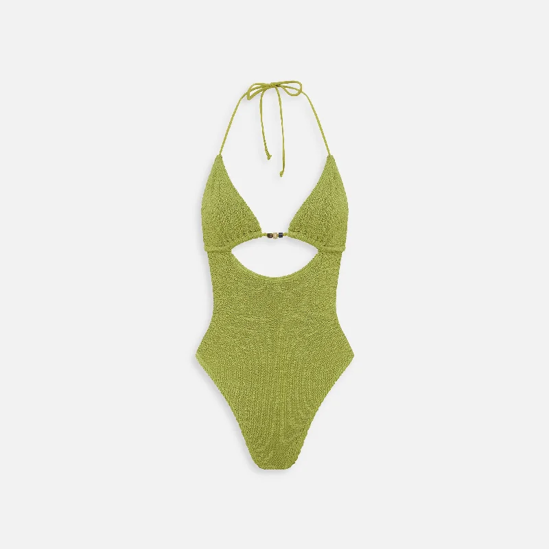 Charming Everyday Clothing For Women Bond Eye Beaded Fowler One Piece - Herbal Shimmer