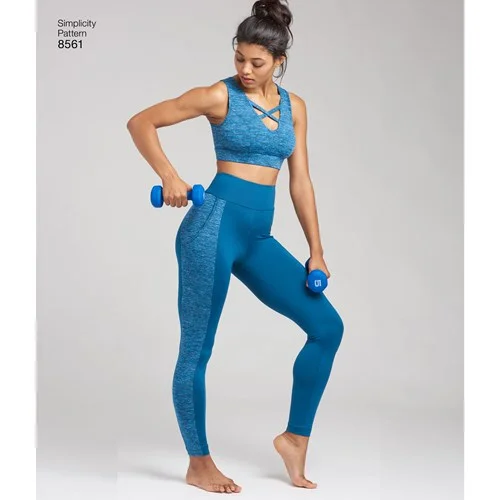 Sustainable Women's Clothes Simplicity Sport Leggings S8561