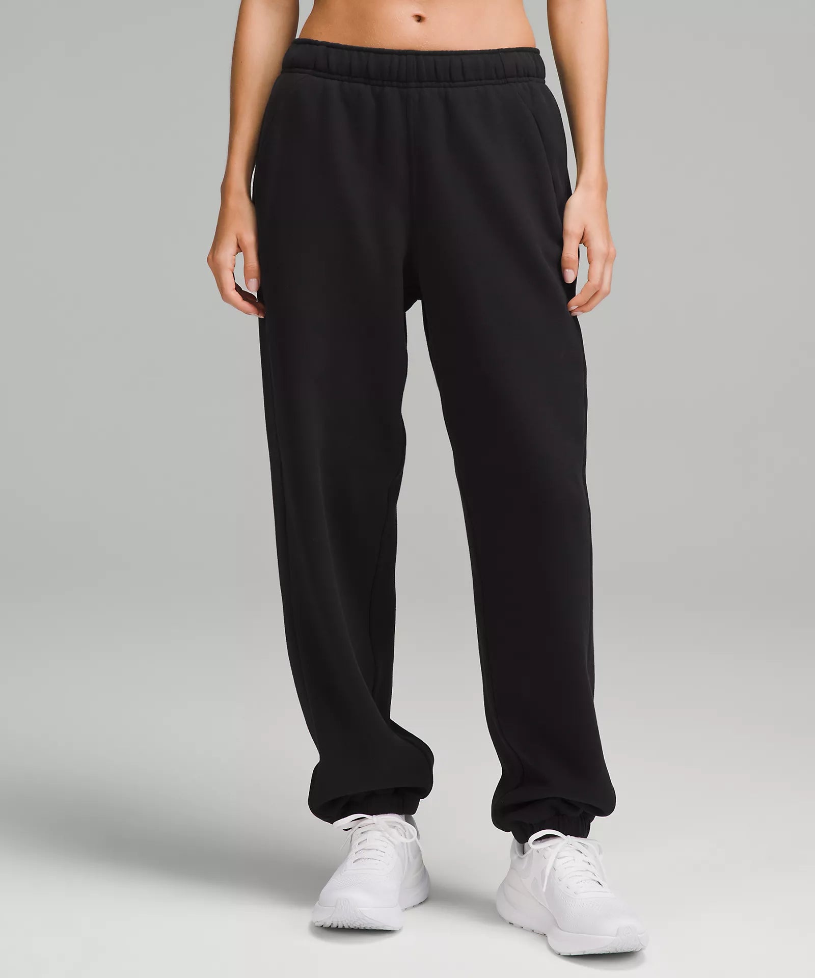 Clothing Sales Scuba Mid-Rise Oversized Jogger *Regular 30" | Black