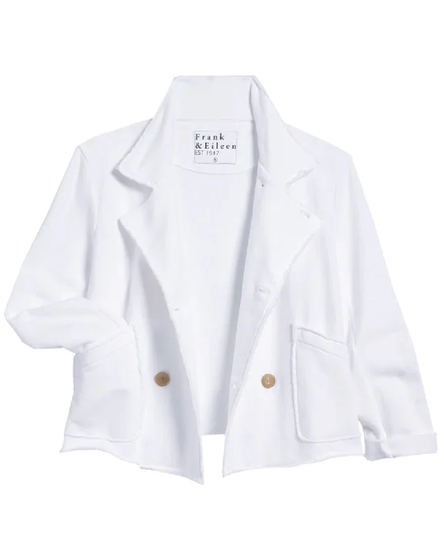 Women's Clothing Online Sale White Mini Belfast Crop Peacoat