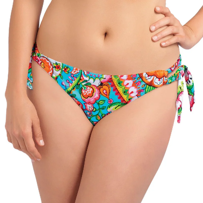 Affordable Women's Clothing Freya Dreamer Rio Looped Side Swim Brief, Azure | Tie Sie Bikini Briefs Affordable Women's Clothing Freya Dreamer Rio Looped Side Swim Brief, Azure | Tie Sie Bikini Briefs